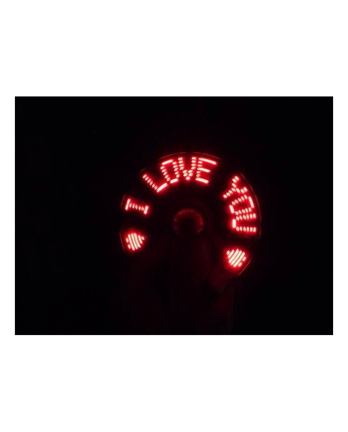 Ручний міні вентилятор I love You