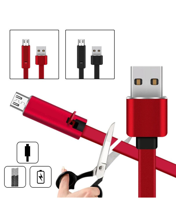 Восстанавливаемый зарядный дата кабель для Micro USB 1,5 m Reborn