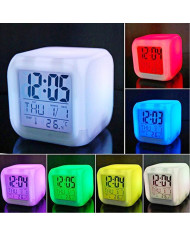 Часы ночник хамелеон COLOR CHANGING CLOCK