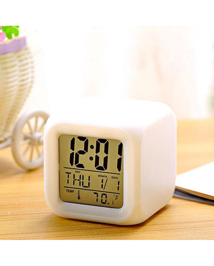 Часы ночник хамелеон COLOR CHANGING CLOCK