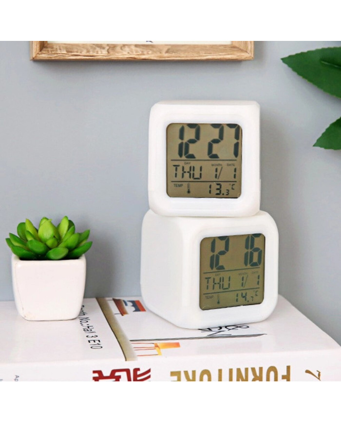 Часы ночник хамелеон COLOR CHANGING CLOCK