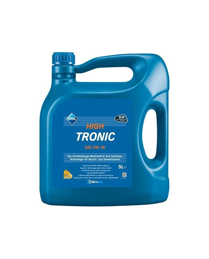 Моторное масло Aral HighTronic 5W-40 5л