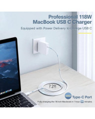Блок живлення для ноутбука USB TYPE C 118W
