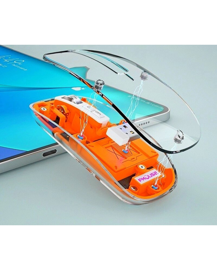 Бездротова акумуляторна миша FMouse 2.4 ГГц RGB M133